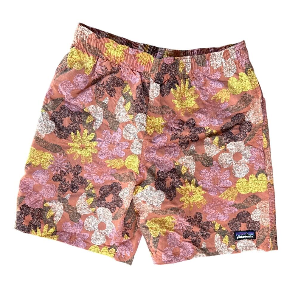Patagonia Boys Baggies Swim Trunks in Desert Flowers Size Medium